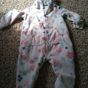 Hooded fleece sleeper